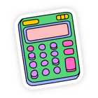 Calculator Sticker