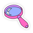 Magnifine glass icon
