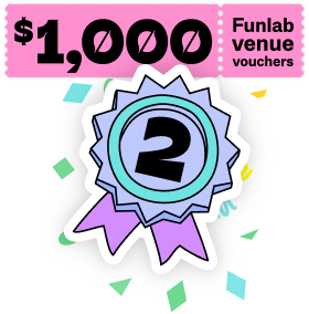 $1,000 Funlab venue vouchers