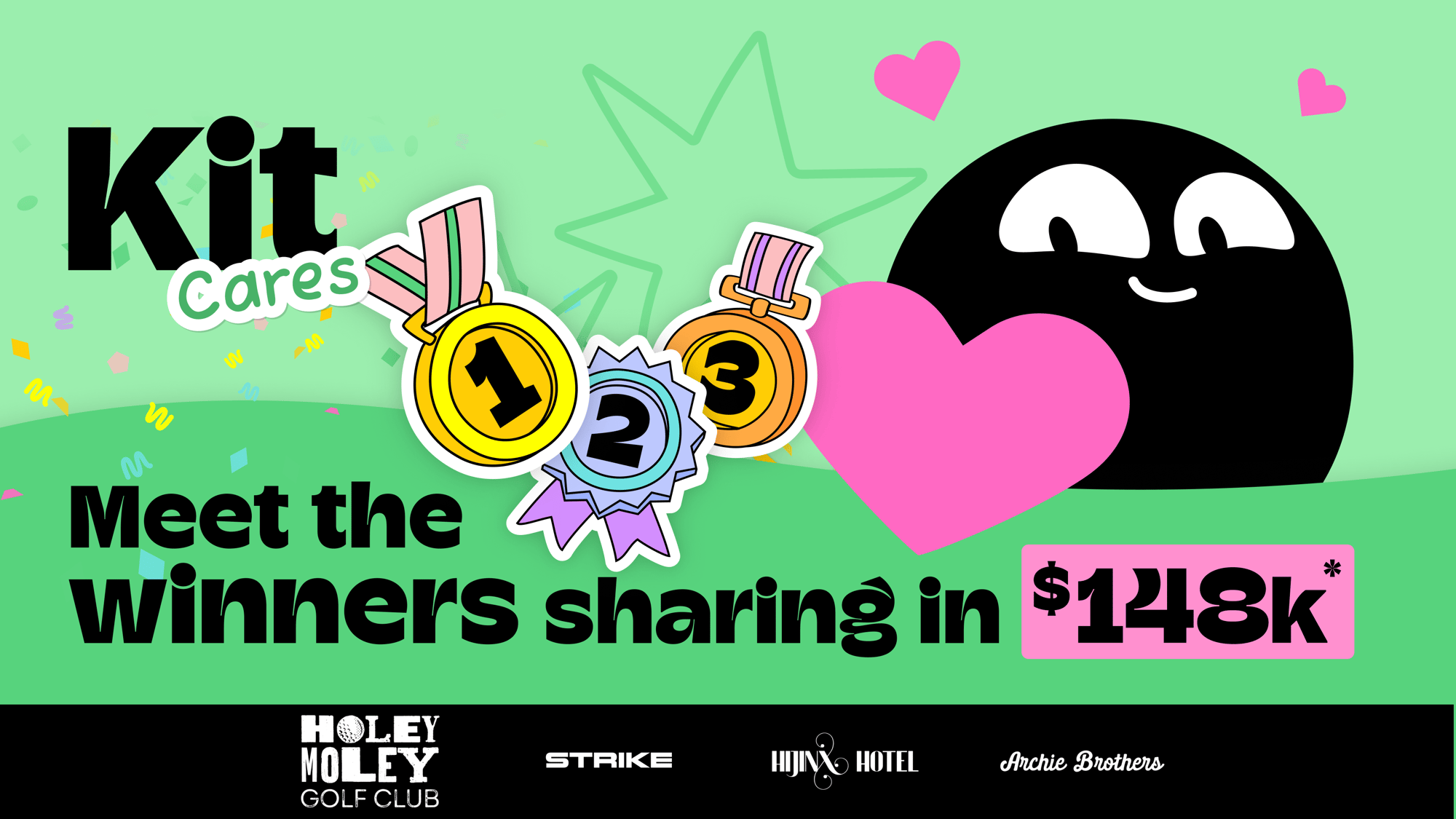 Meet the winners sharing in $148,000*